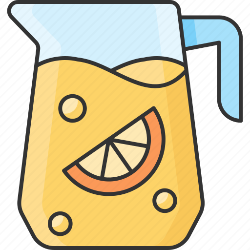 Lemonade, lemon juice, jug, pot icon - Download on Iconfinder