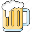 beer, mug, alcohol, drink 