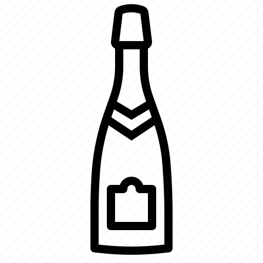 Alcohol, bottle, celebrate, champagne, cheers, drink, party icon - Download on Iconfinder