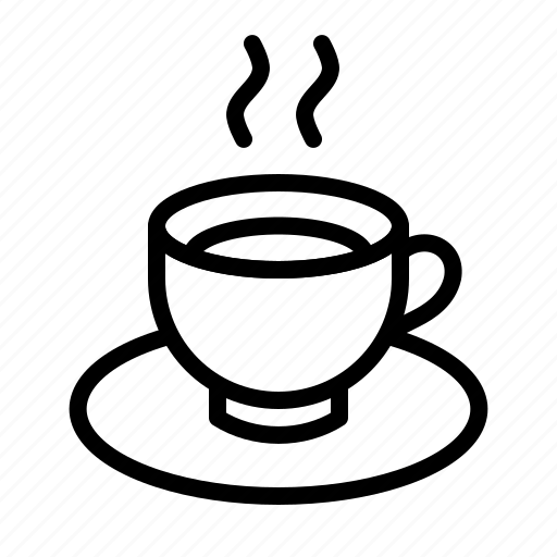 Coffee, cup, drink, hot, saucer, tea, hygge icon - Download on Iconfinder