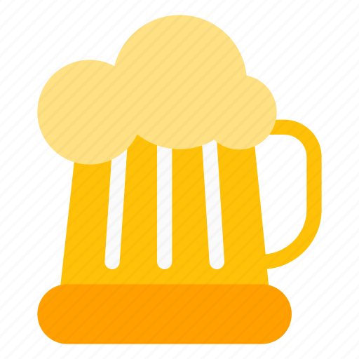 Alcohol, beer, drink, foam, froth, mug, vessel icon - Download on Iconfinder