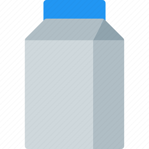 Carton, dairy, gable top, lactose, milk, nutrition, preserved icon - Download on Iconfinder