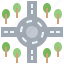 car, crossroads, map, road, transportation 