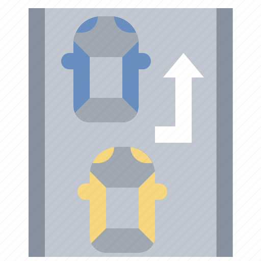 Driving, maneuver, overtake, pass, transportation icon - Download on Iconfinder