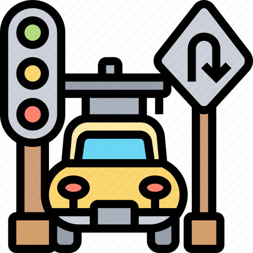 Driving, school, car, traffic, roadsign icon - Download on Iconfinder