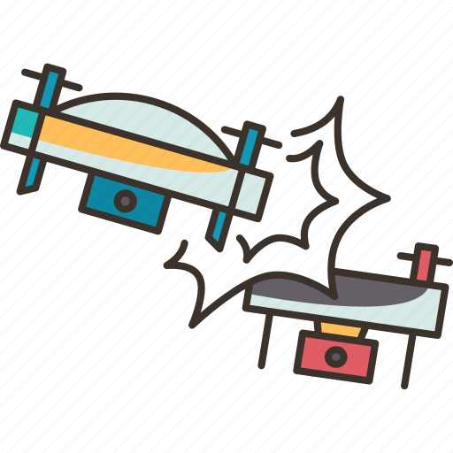 Collision, accident, damage, aircraft, drones icon - Download on Iconfinder