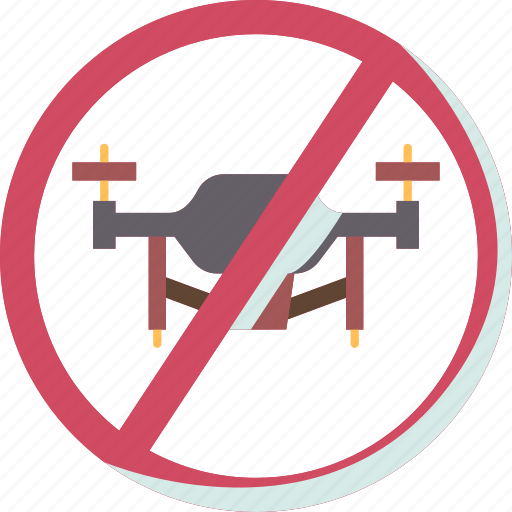 Flight, restriction, drones, warning, prohibited icon - Download on Iconfinder