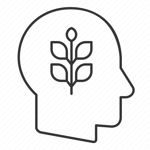 brain in head icon png