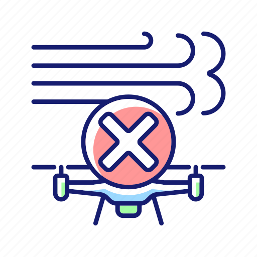 Drone, windy, weather, storm icon - Download on Iconfinder