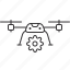 drone, gear, settings, uav 