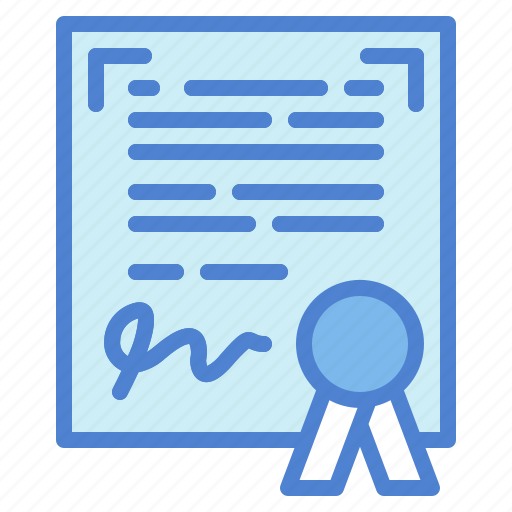 Certificate, contract, diploma, patent icon - Download on Iconfinder