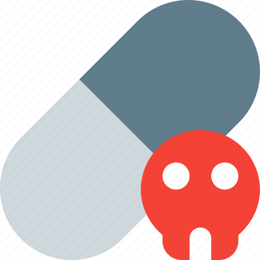 Death, capsule, medical, drugs icon - Download on Iconfinder