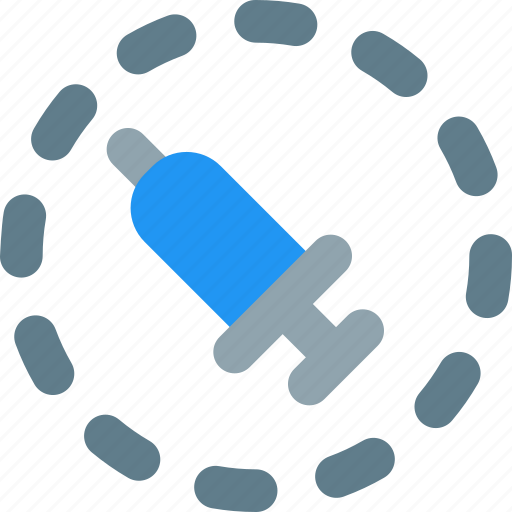 Injection, circle, medical, drugs icon - Download on Iconfinder