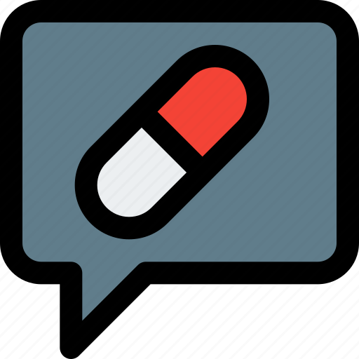 Capsule, chat, medical, drugs icon - Download on Iconfinder