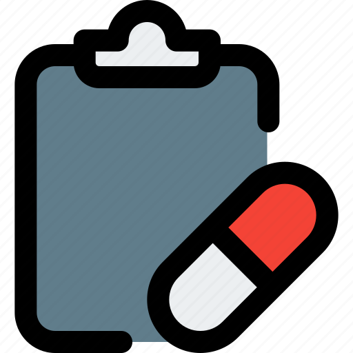 Capsule, clipboard, medical, drugs icon - Download on Iconfinder