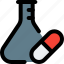 capsule, flask, medical, drugs 