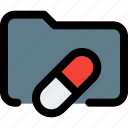 capsule, folder, medical, drugs