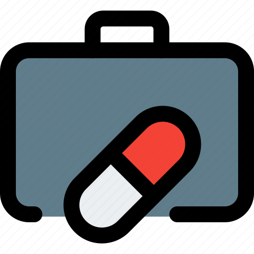 Capsule, suitcase, medical, drugs icon - Download on Iconfinder