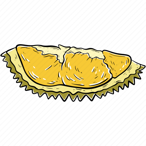Durian, fruit, tropical, exotic, ripe, tasty, golden icon - Download on Iconfinder