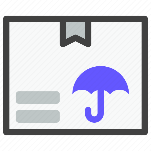 Delivery, shipping, logistics, package, insurance, protection, security icon - Download on Iconfinder