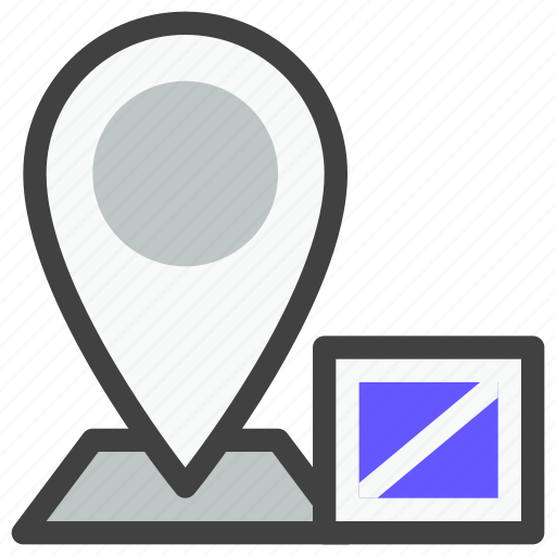 Delivery, shipping, logistics, package, location, map, pin icon - Download on Iconfinder