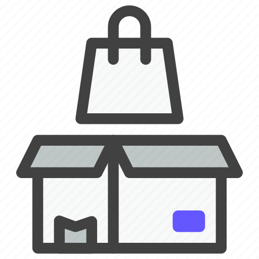 Delivery, shipping, logistics, package, packing, shopping, bag icon - Download on Iconfinder