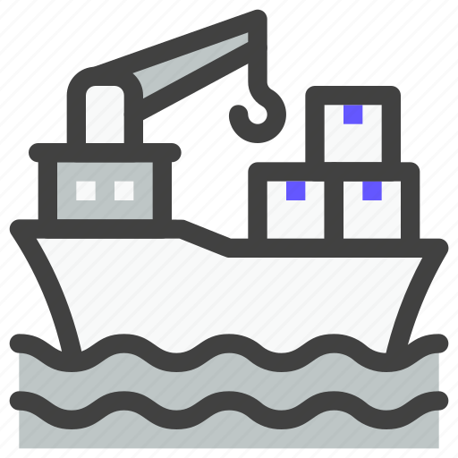 Delivery, logistics, package, shipping, cargo, freight, ship icon - Download on Iconfinder
