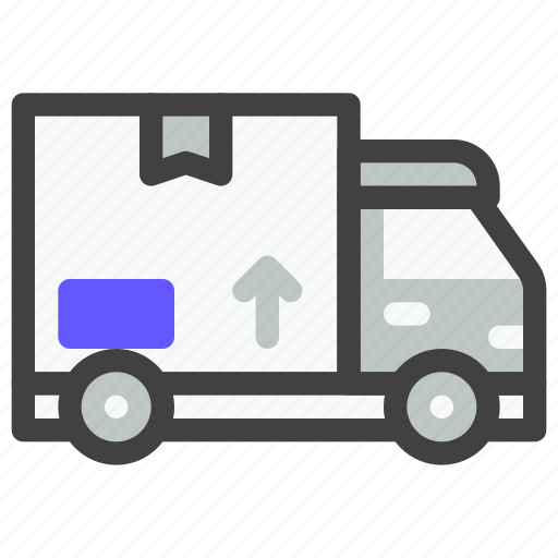 Delivery, shipping, logistics, package, truck delivery, truck, box icon - Download on Iconfinder
