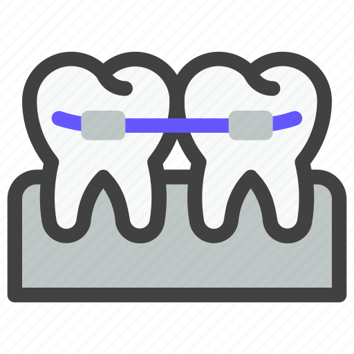 Dental, dentistry, dentist, medical, tooth, braces, teeth icon - Download on Iconfinder