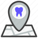 dental, dentistry, dentist, medical, tooth, location, pin, map, dental clinic