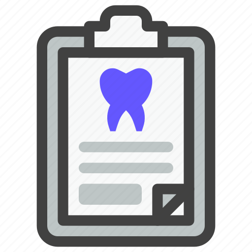 Dental, dentistry, dentist, medical, tooth, report, data icon - Download on Iconfinder