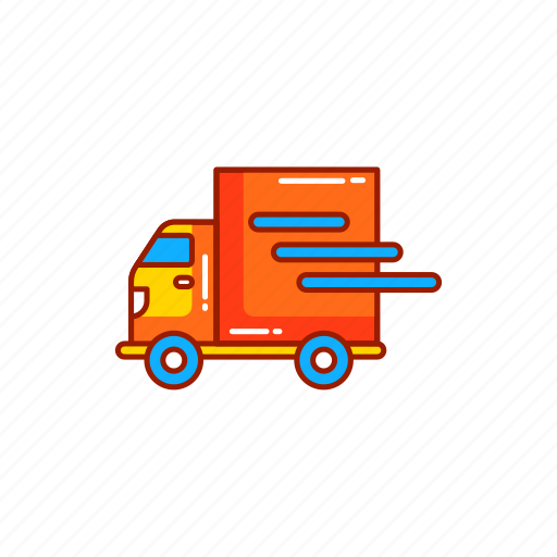 Truck, delivery, cargo, car, shipping, express, logistic icon - Download on Iconfinder