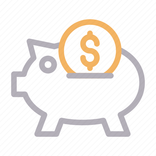 Bank, dollar, ecommerce, piggy, savings icon - Download on Iconfinder