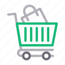 bag, cart, ecommerce, shopping, trolley