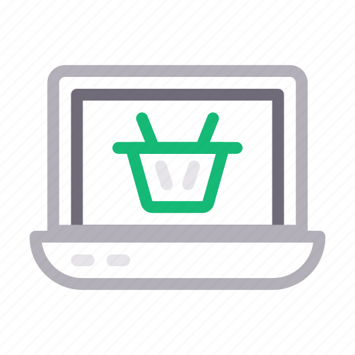 Cart, ecommerce, laptop, online, shopping icon - Download on Iconfinder