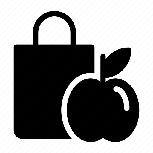 Apple, bag, diet, ecommerce, shopping icon - Download on Iconfinder