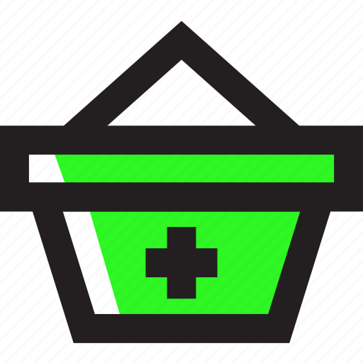 Asset, green, add, basket, shopping icon - Download on Iconfinder
