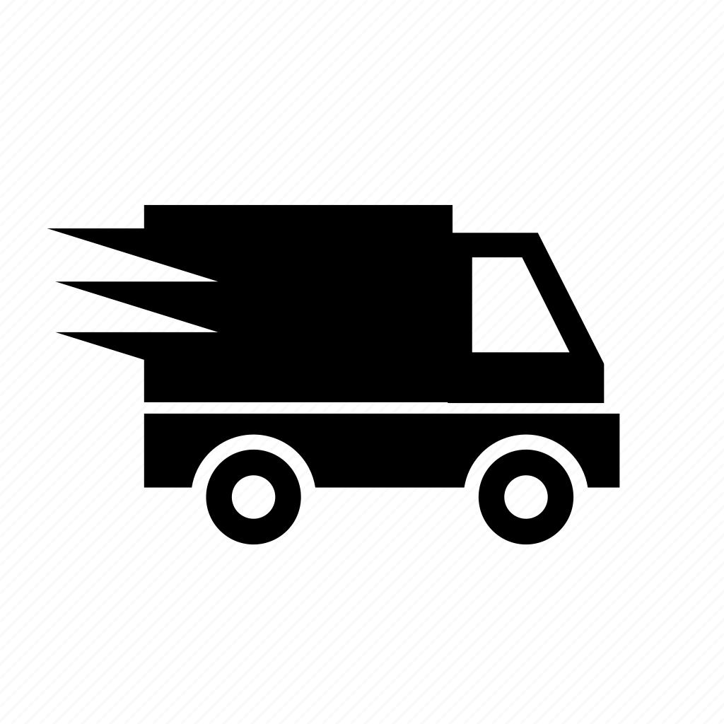 Значок грузовика. Грузовик на белом фоне. Пиктограмма фургон. Значок фургона.