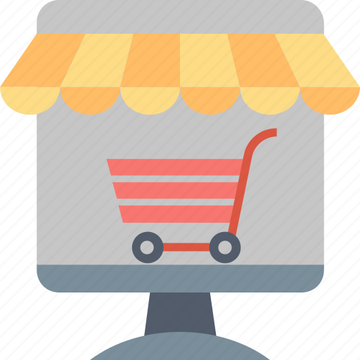 Online, shop, buy, cart, computer, internet, store icon - Download on Iconfinder