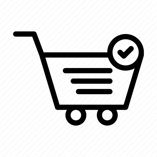 Cart, complete, done, shopping, trolley icon - Download on Iconfinder