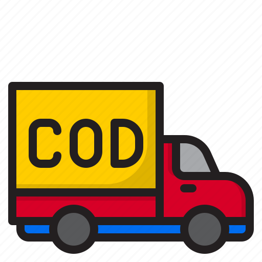 Cod, delivery, package, shipping, truck icon - Download on Iconfinder