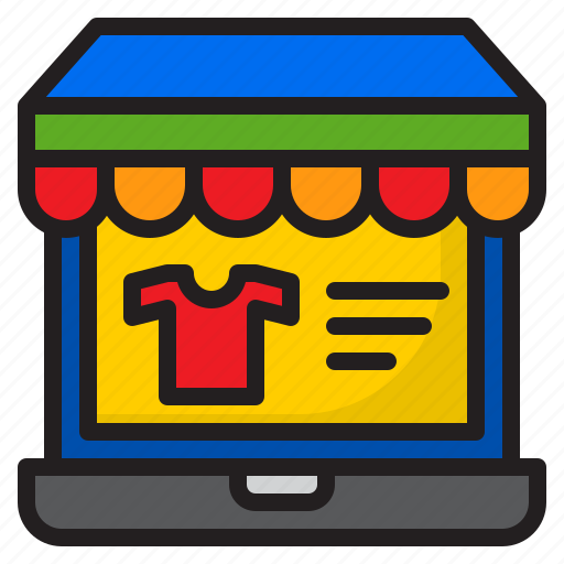 Ecommerce, laptop, market, shirt, shopping icon - Download on Iconfinder