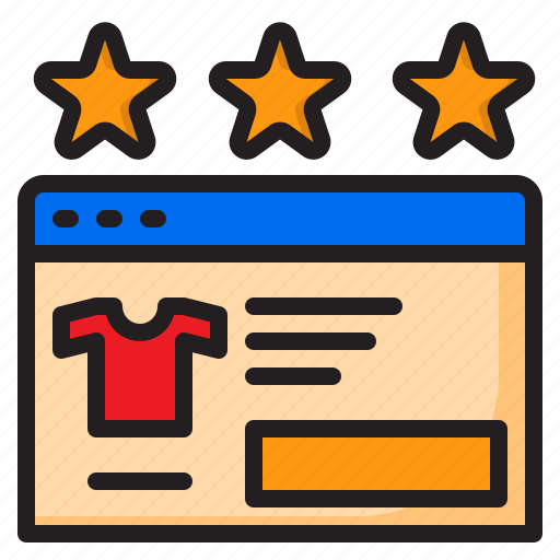Remarks, review, shirt, star, support icon - Download on Iconfinder