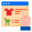 cart, ecommerce, online, shirt, shopping