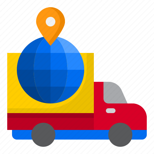 Delivery, ecommerce, global, location, truck icon - Download on Iconfinder