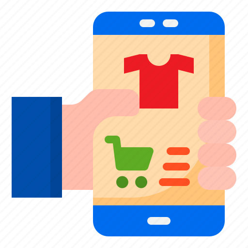 Cart, ecommerce, mobilephone, shirt, shopping icon - Download on Iconfinder