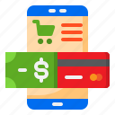 cart, ecommerce, mobilephone, payment, shopping