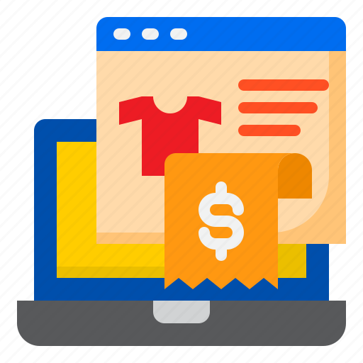 Ecommerce, online, reciept, shirt, shopping icon - Download on Iconfinder