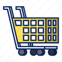 cart, e-commerce, online shopping, retail, trolley, wishlist 