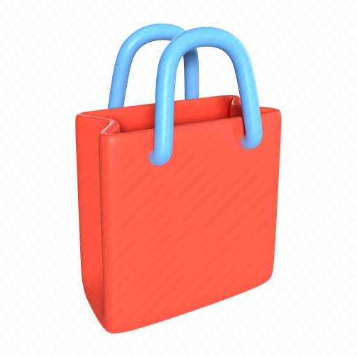Shopping, bag, commerce, store, empty, application, marketplace 3D illustration - Download on Iconfinder